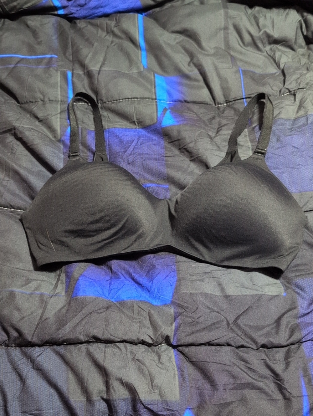 Seamless Comfort T-Shirt Bra - Black